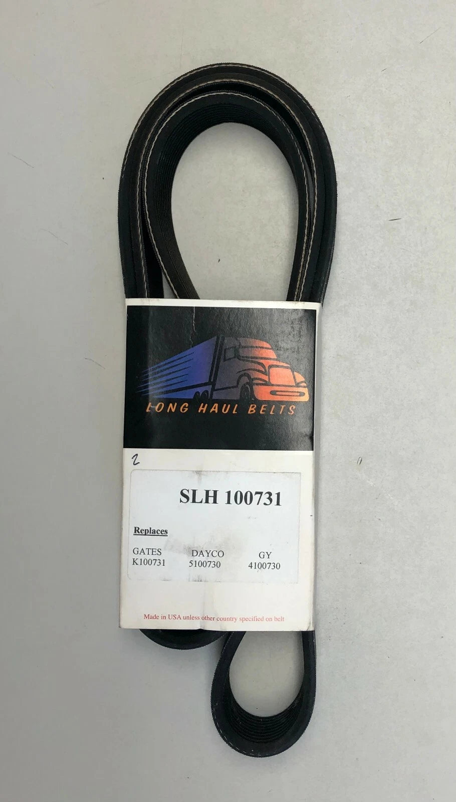 Long Haul Belt for - Part# K100731, 5100730, 4100730, SLH100731
