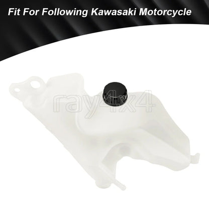 Coolant Reservoir Tank & Gasket Cap for Kawasaki ER-6N ER650C (2009–2011)