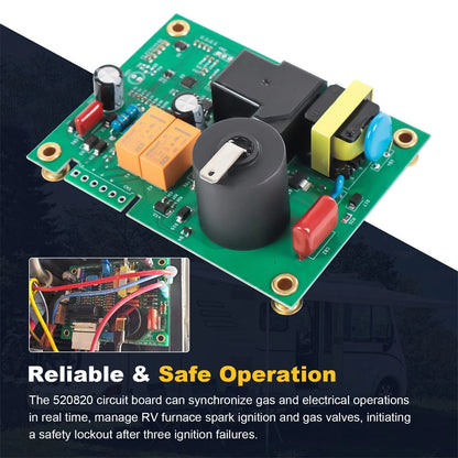 Furnace Heater Fan Control Ignition Circuit Board for Suburban RV (520820, 520871, 520814)