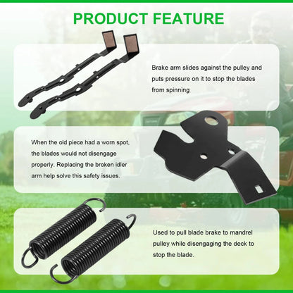 Arm Bracket Roller Cam Kit for AYP Husqvarna Craftsman 42" Mower Deck (LT1000)