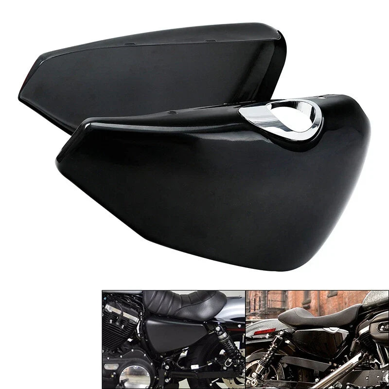 Black Battery Covers for Harley Sportster XL 883 XL1200 (2014–2021)