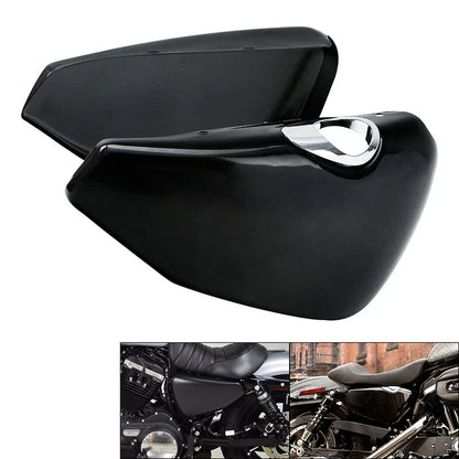 Black Battery Covers for Harley Sportster XL 883 XL1200 (2014–2021)