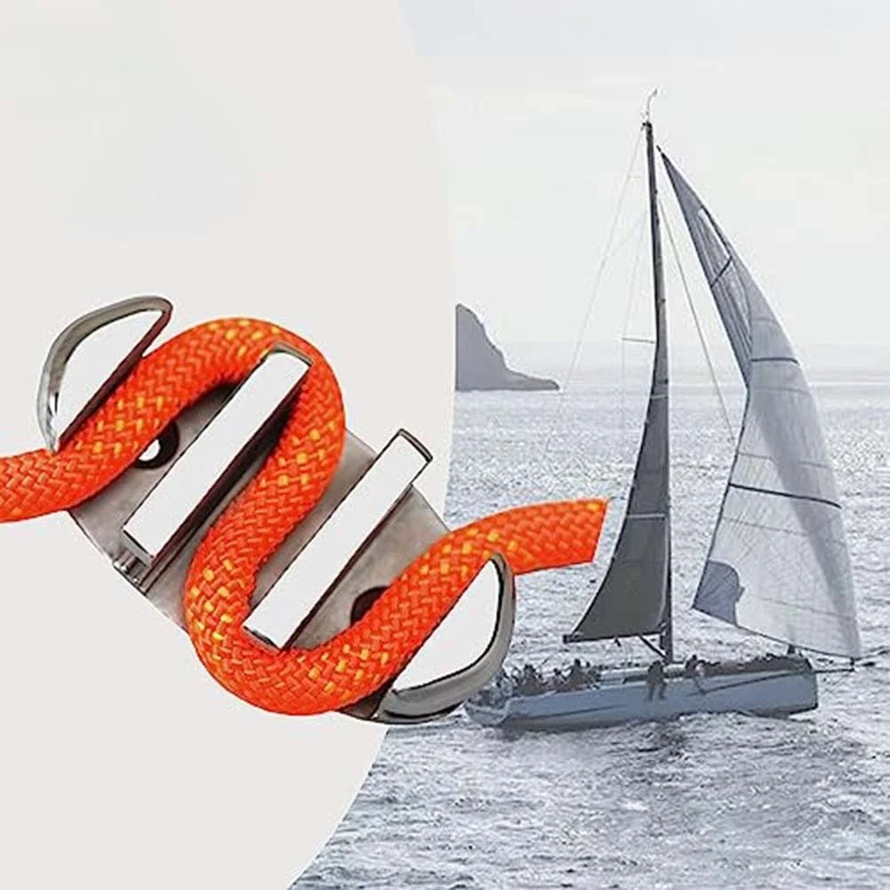 ZigZag Cleat for Kayak Canoe Boat Docking (316 Stainless Steel)