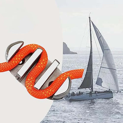 ZigZag Cleat for Kayak Canoe Boat Docking (316 Stainless Steel)