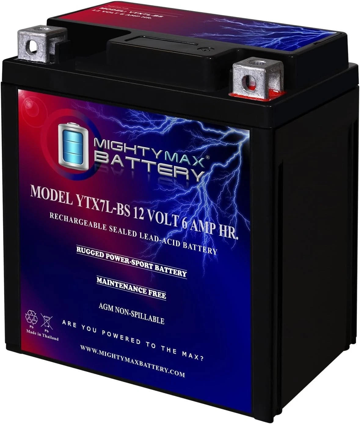 12V 6AH Maintenance Free Lead Acid Battery for Scooter (2010–2023)