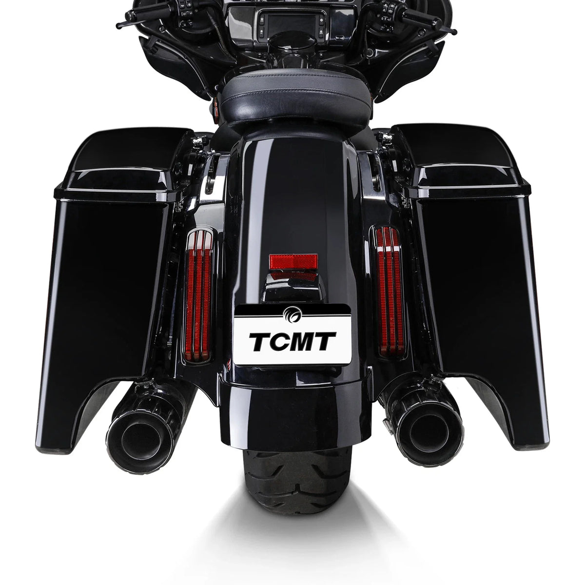 5" Stretched Extended Hard Saddle Bags for Harley Touring Road Glide (2014–2023)