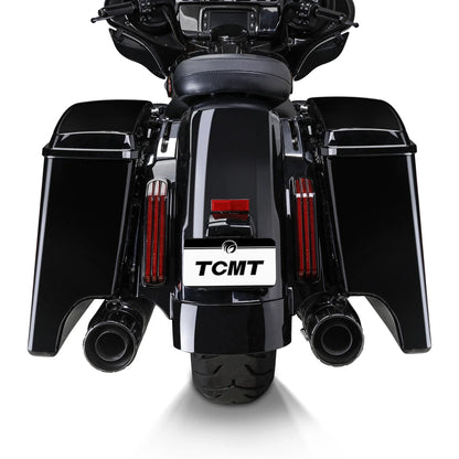 5" Stretched Extended Hard Saddle Bags for Harley Touring Road Glide (2014–2023)