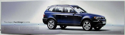 Sales Brochure for BMW X3 Sports Activity Vehicle (2004)