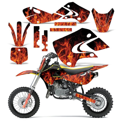 Graphic Stickers +#PLT Decals for Suzuki DRZ110 RM65 (2002–2009)