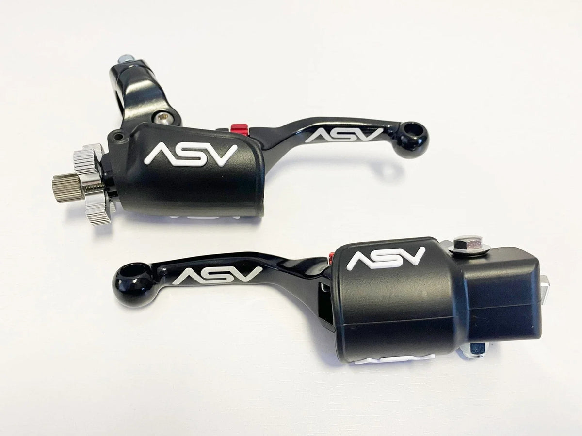 ASV F4 Shorty Front Brake Clutch Perch Levers Pair for Raptor 350 (2004–2006)