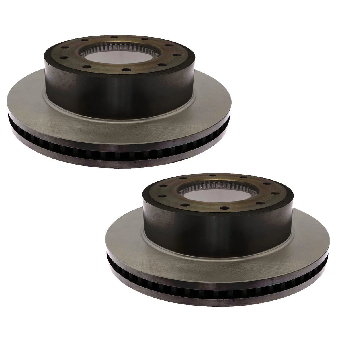 2X Rear E-Coated Disc Brake Rotors 390mm for GMC C4500 C5000 (2003–2009)