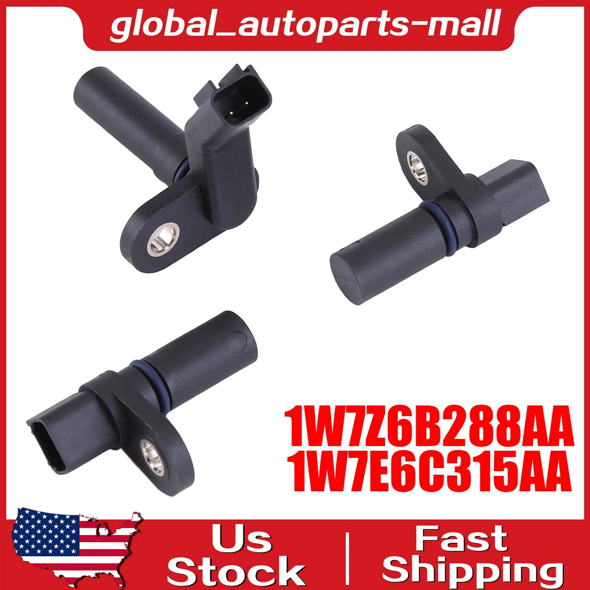 Camshaft & Crankshaft Position Sensor for Ford F150 E150 E250 (1997–2008) - 1W7E6C315AA, 1W7Z6C315AA, 1W7Z6C315AB, F1AE6C315CB, PC319, PC643, PC18, PC465