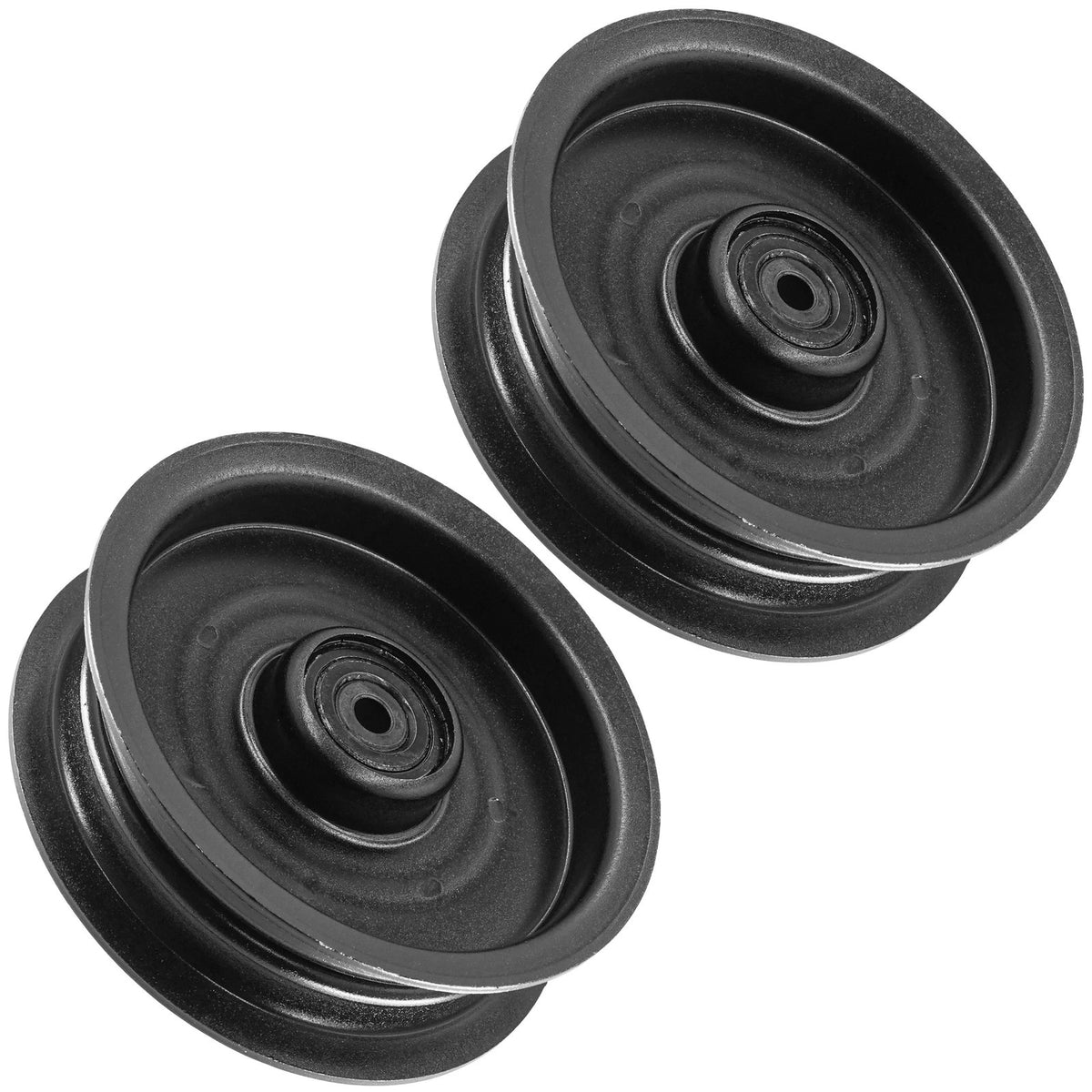 Set of 2 Deck Flat Idler Pulleys for Scag Sabre Tooth Tiger (PY207+PY207 - MD)