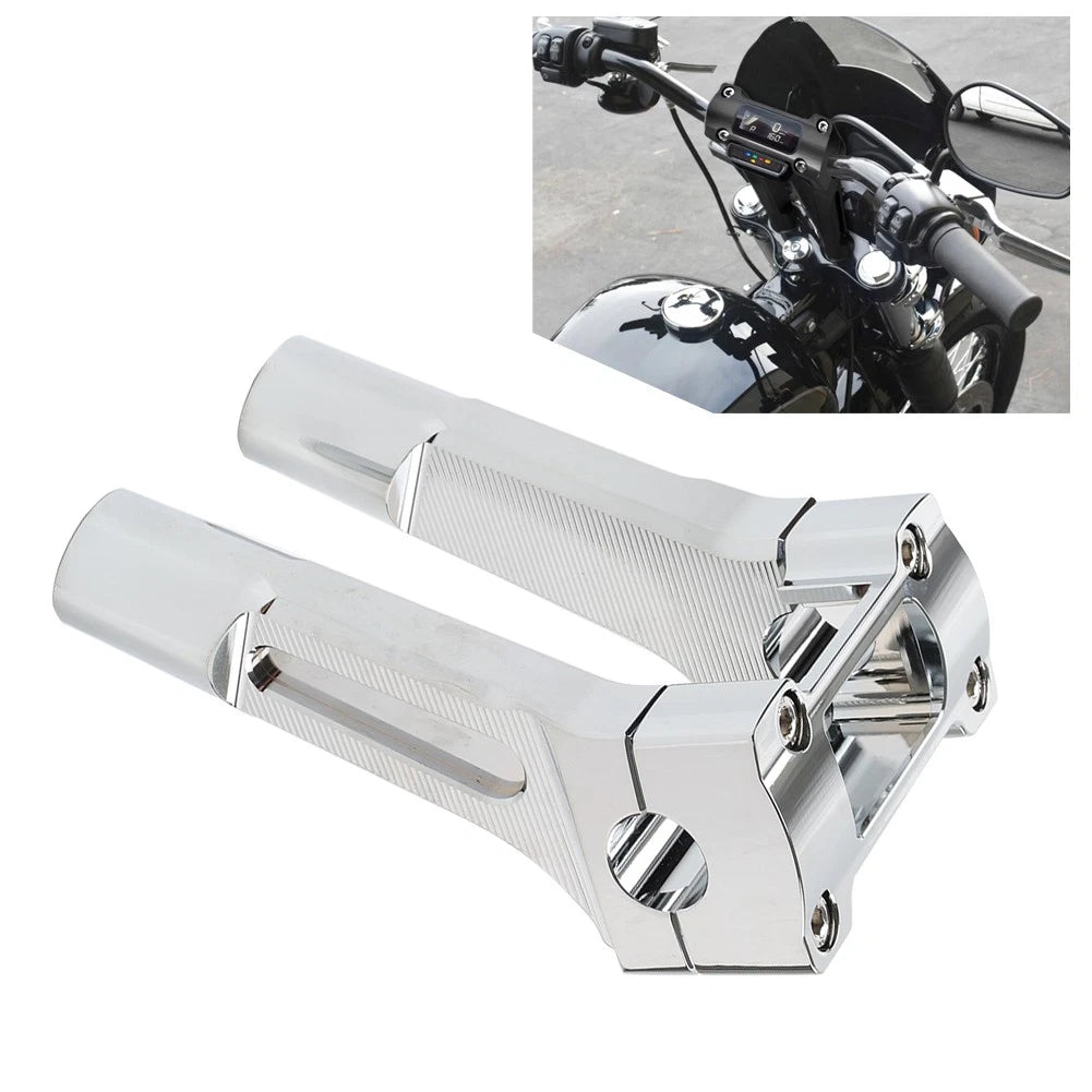 6 Inch Pullback Handlebar Riser for Harley Dyna M8 Softail Street Bob (2018–2021)