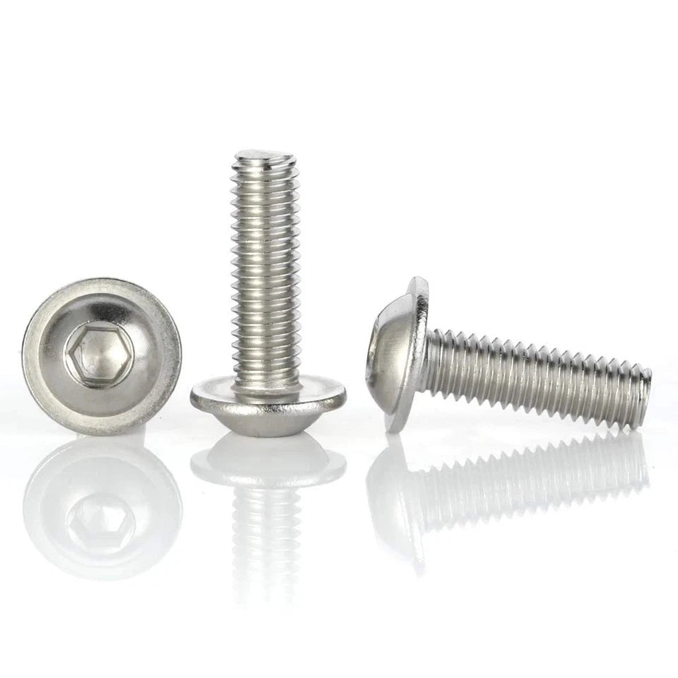 M8-1.25 Flanged Button Head Socket Cap Screws for Automotive