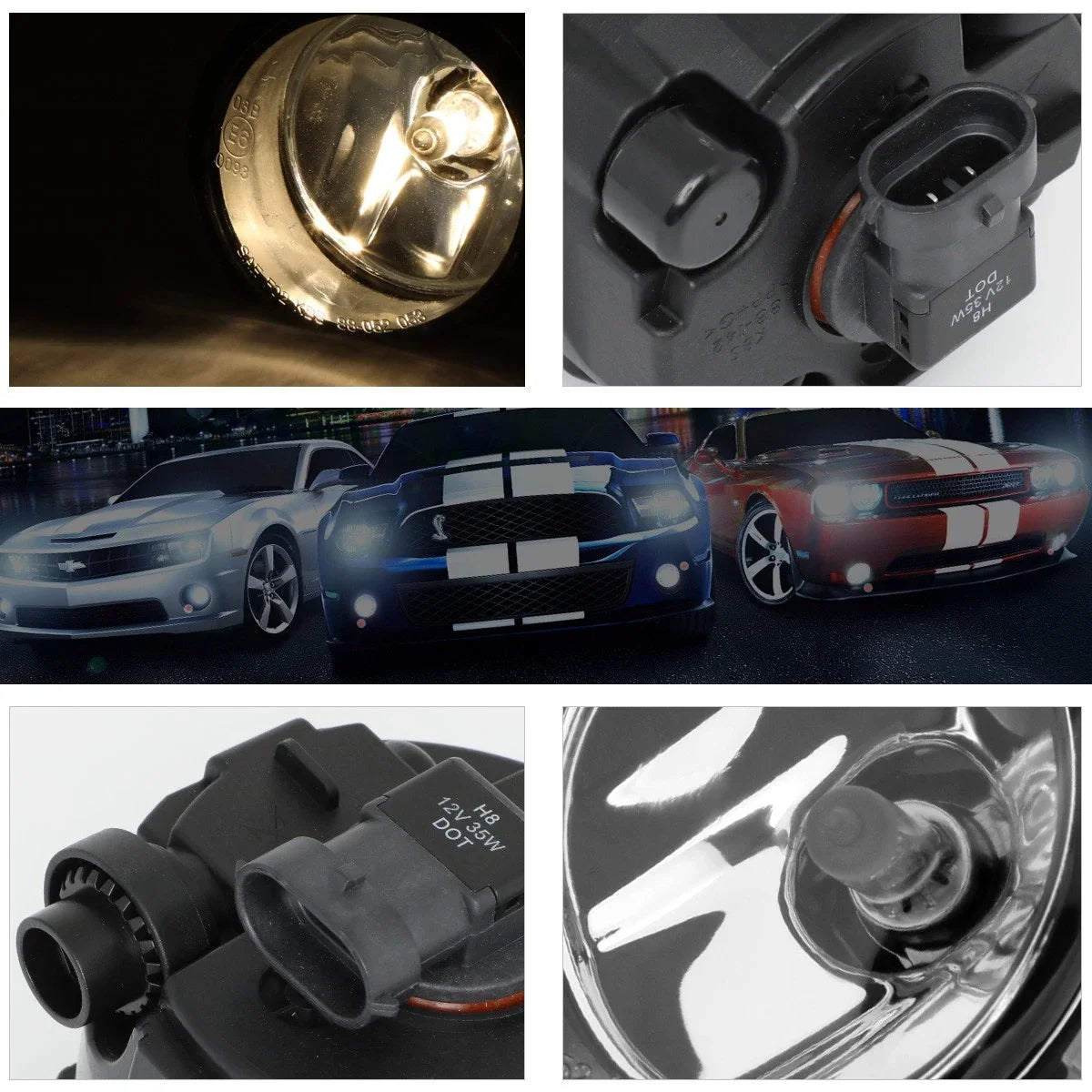 1PC OE Style Bumper Fog Light for Infiniti FX35 FX45 FX50 G25 G37 (2006–2015)
