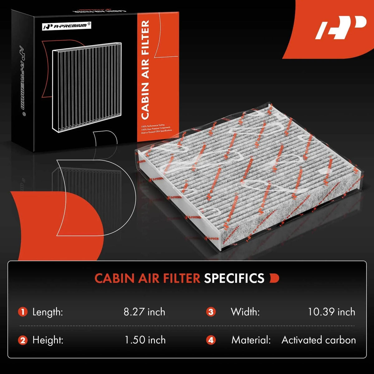 Activated Carbon Cabin Air Filter for Ford Fusion, Lincoln MKZ (2010–2012)