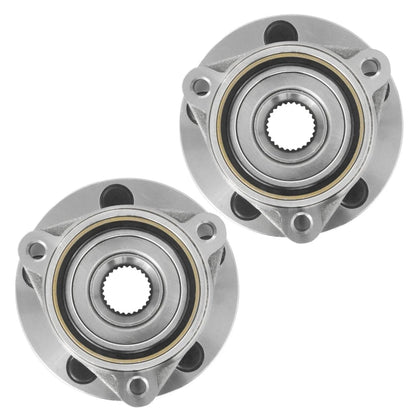 2pcs Front Wheel Bearing & Hub L&R for Jeep Wrangler/Wagoneer/Cherokee/Comanche (1984–1989)