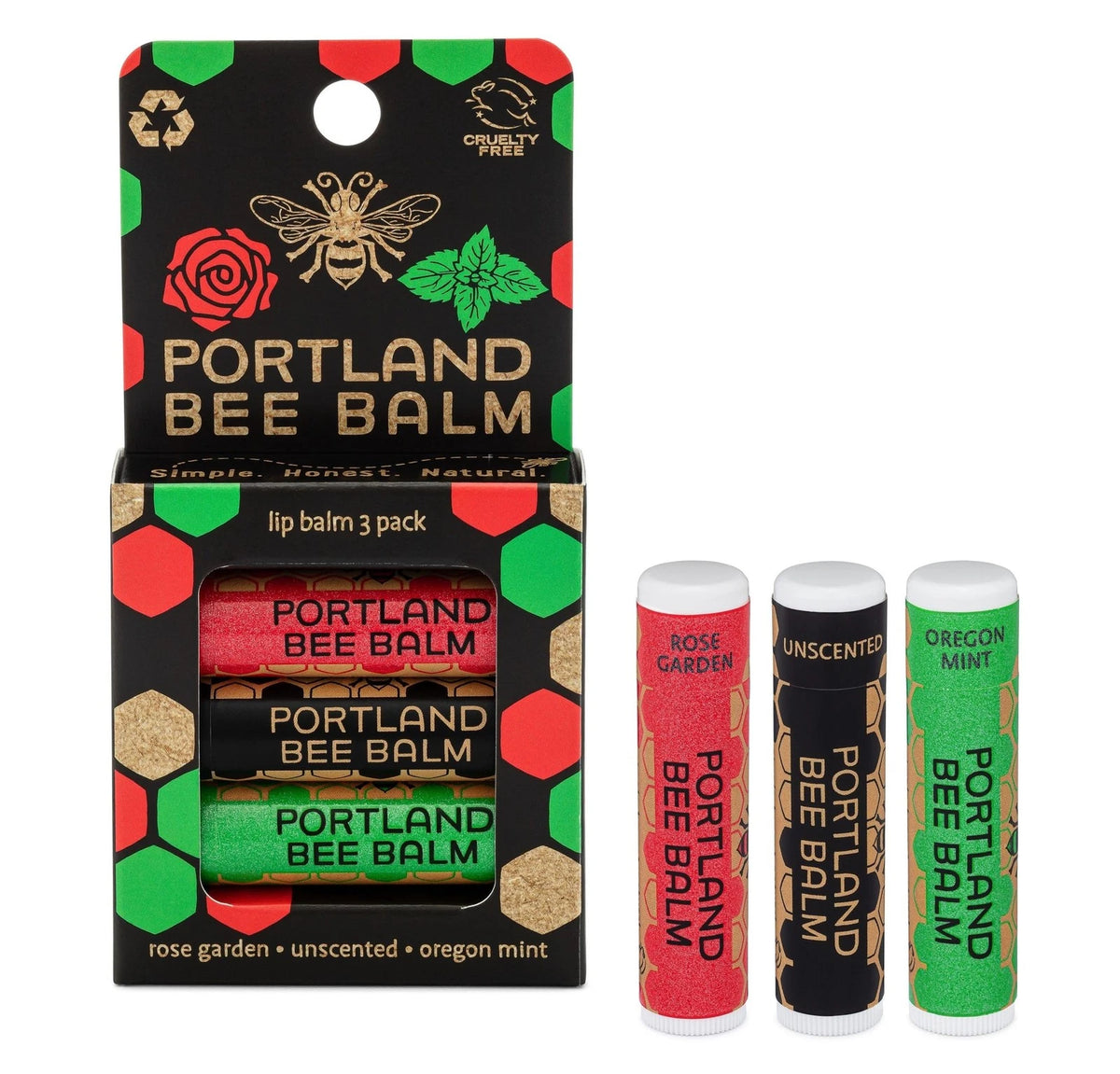 Beeswax Lip Balm with Organic Coconut & Olive Oil (Unscented)