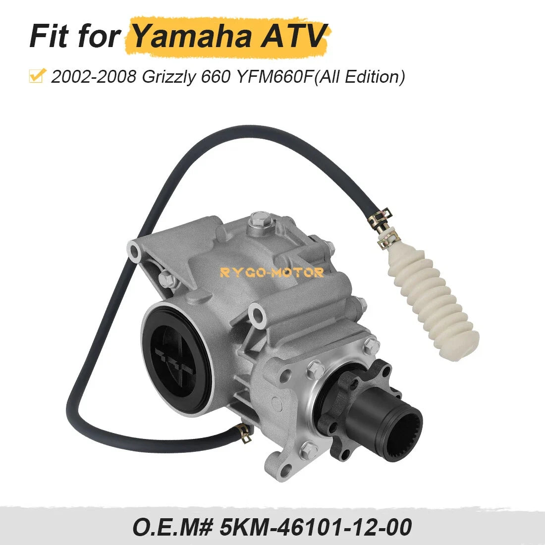 Complete Rear Differential for Yamaha Grizzly 660 (2002–2008) 5KM-46101-12-00