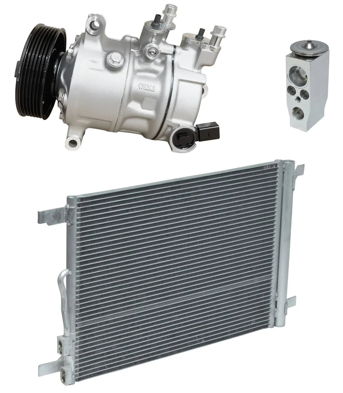 A/C Compressor Kit with Condenser for Volkswagen Tiguan 2.0L (2019–2024)