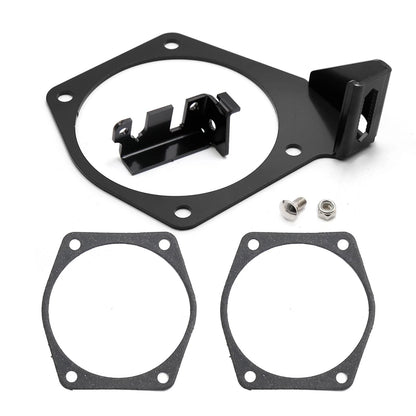 4-Bolt Throttle Cable Bracket for Intakes (14.70x14.70x6.0 cm)