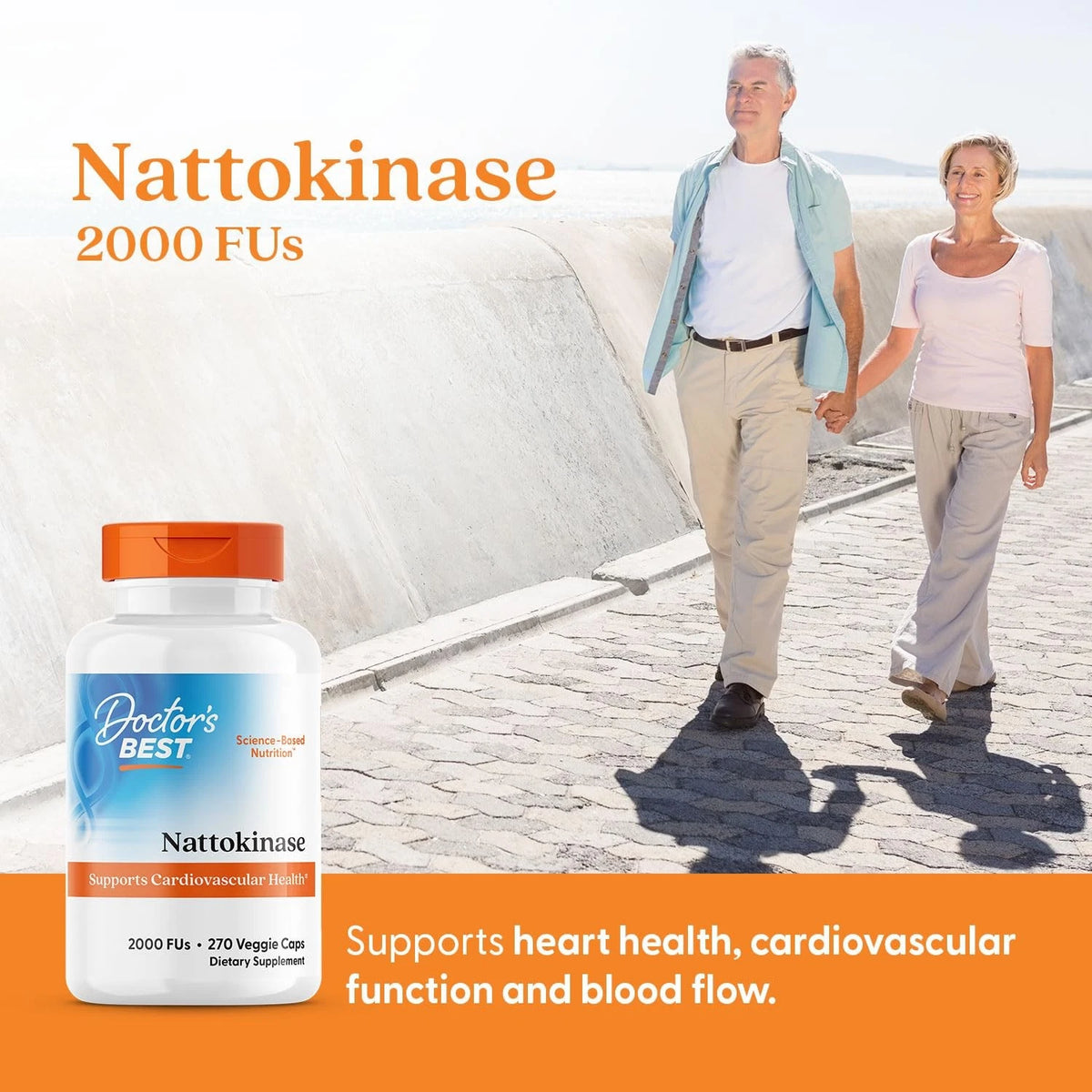 Nattokinase 270 Count for Doctor's Best (Pack of 1)