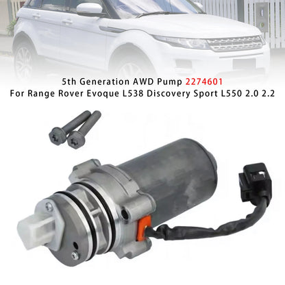 5th Gen AWD Pump 2274601 for Range Rover Evoque L538 (2012–2018)