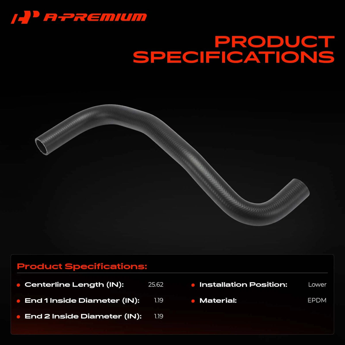 Lower Radiator Hose for Honda CR-V (2017–2024)
