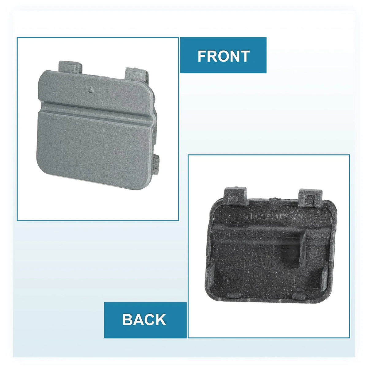 Rear Bumper Tow Hook Cover for BMW 3 Series E90 E91 (2009–2012) 51127202673 Gray