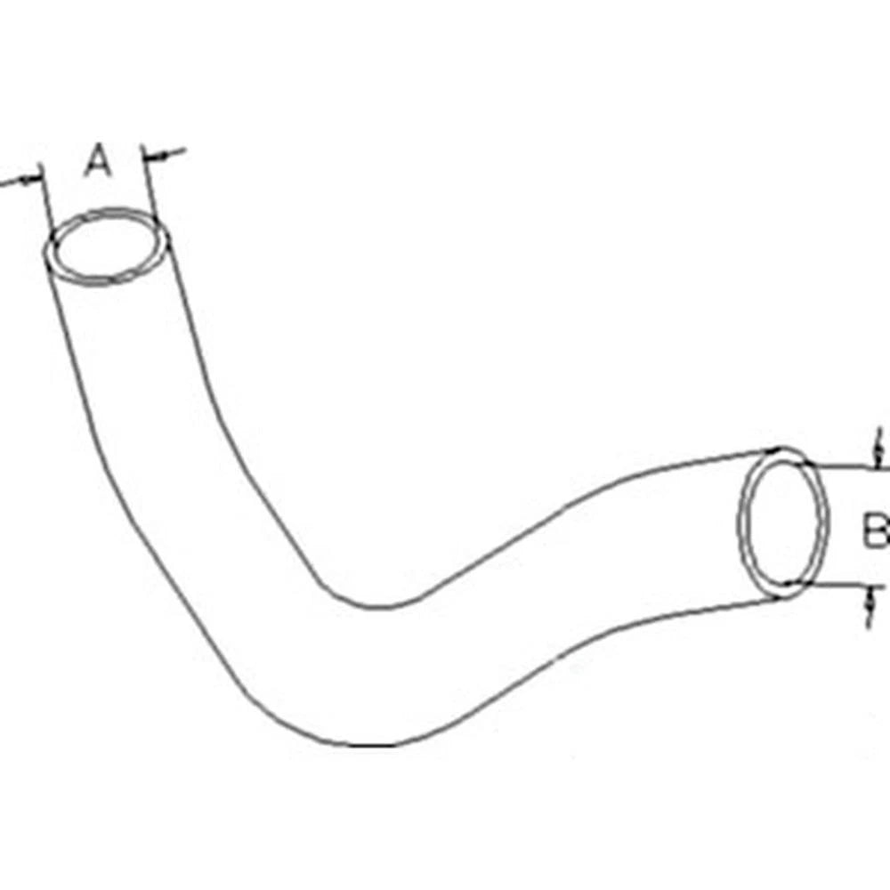 Lower Radiator Hose for Kubota Backhoe Compact Loader B26 (Fits 6C070-58570)