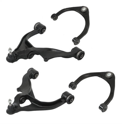 Set of 2 Front Upper Lower Control Arms Ball Joints for Dodge Ram 1500 (2009–2018) K643073, K643074, MS25149, MS25150
