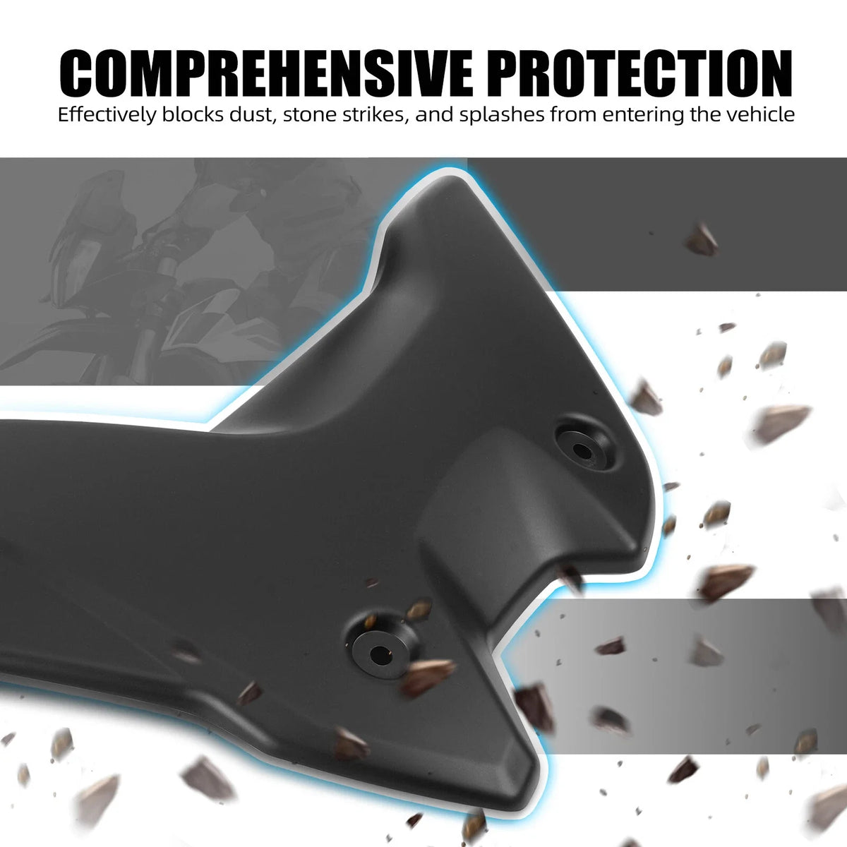Side Frame Fairing Cowl Guards Radiator Cover for BMW R1250GS (2019–2023)