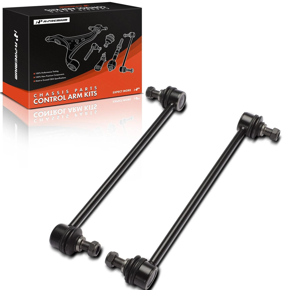 2X Front Stabilizer Bar Link for Toyota Corolla Prius (2001–2019) - 4882002040, 4882002050, K80230