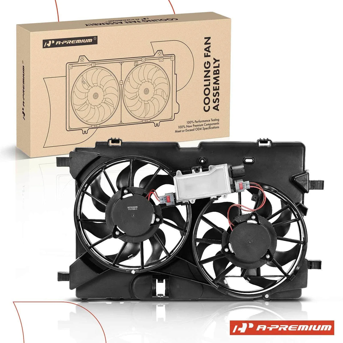 Dual Cooling Fan Assembly for Ford Fusion Lincoln MKZ (2010–2012)