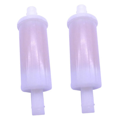 Set of 2 Inline Gas Fuel Filters for Johnson Evinrude OMC Outboard (398327, 18-7830)