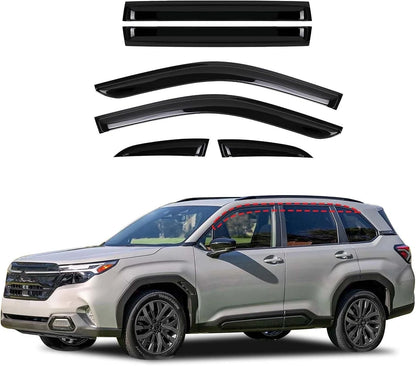 Weather-Resistant Visor Deflectors for Subaru Forester (2025–2026)