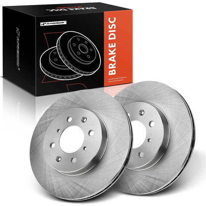 Set of 2 Front Disc Brake Rotors for Honda Civic (1996–2005) Insight (2010–2014) 96087R, MGD465ACH, 30107640