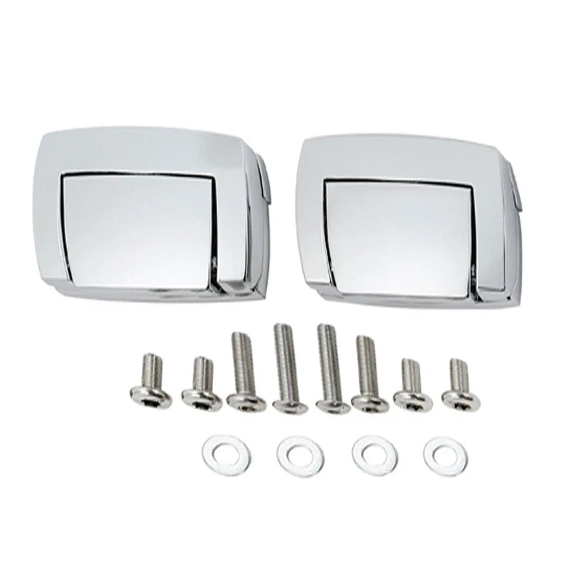 Razor Chopped King Trunk Latches for Harley Touring Road King (1980–2013) Chrome