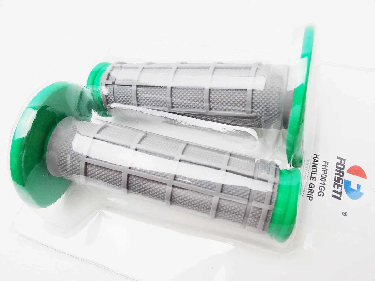 Hand Grip Set for Suzuki RM125 (Green Grey)