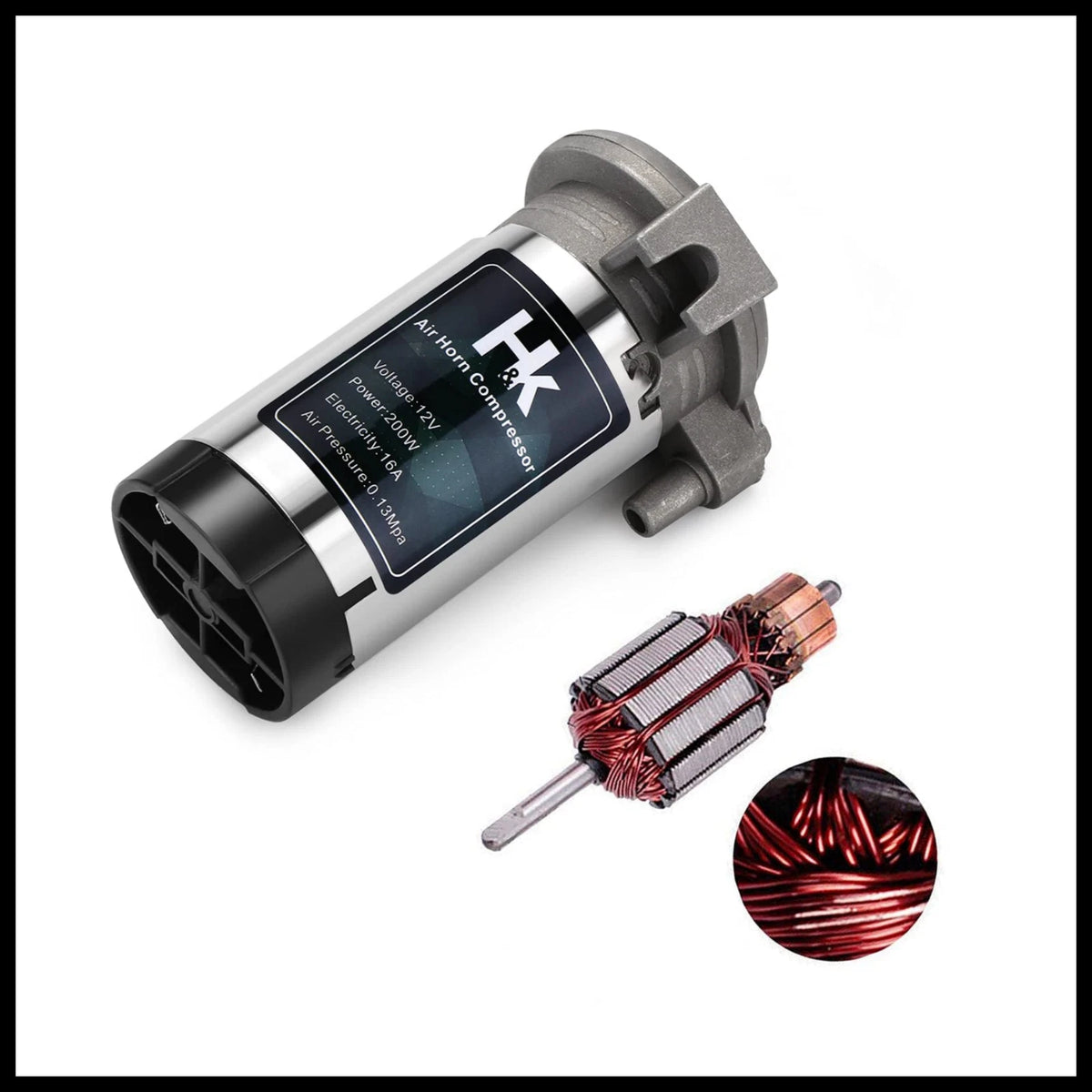 Replacement Air Compressor Pump for Horn (12V, 150db)