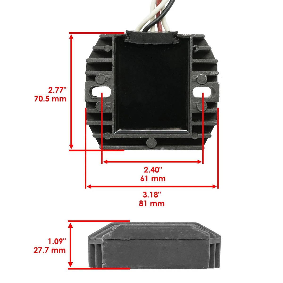 Regulator Rectifier for Suzuki GS650 Katana (1981–1983) VR2989RR125HS, 3280043X51, 3280035B00