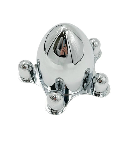 Wheel Hub Caps Chrome Spider Bullet Front Pair for Ford F-150 (2004–2020)