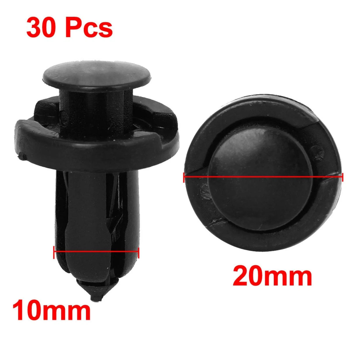 30 Pcs Splash Guard Retainer Clip for Honda Acura (All Years)