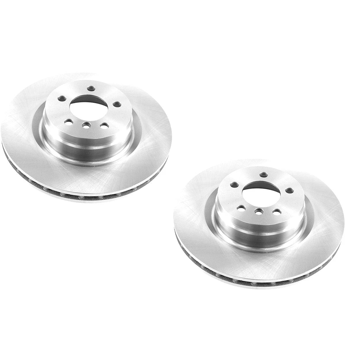 Set of 2 Powerstop Brake Discs Front for Land Rover Range Rover (2006–2012)