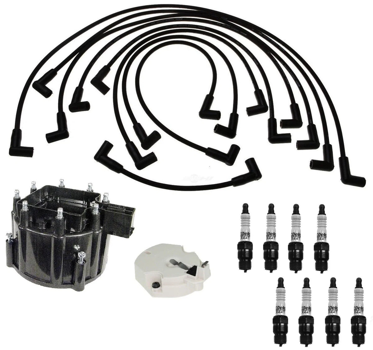ACDelco Ignition Kit for Chevrolet GMC V8 (1990–2002) - Rotor, Cap, Wires, Plugs