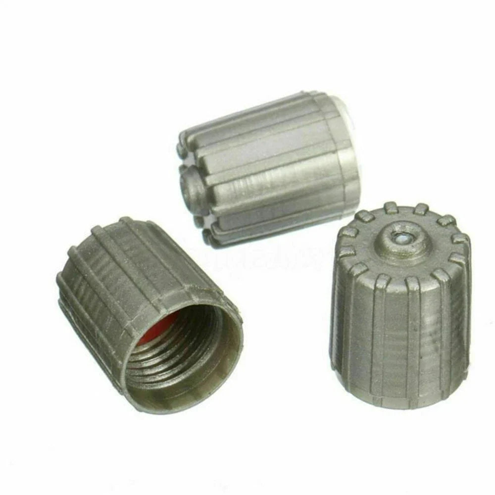 100X Plastic Gray TPMS Tire Valve Stem Cap Cover for Car Truck Motorcycle