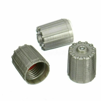 100X Plastic Gray TPMS Tire Valve Stem Cap Cover for Car Truck Motorcycle