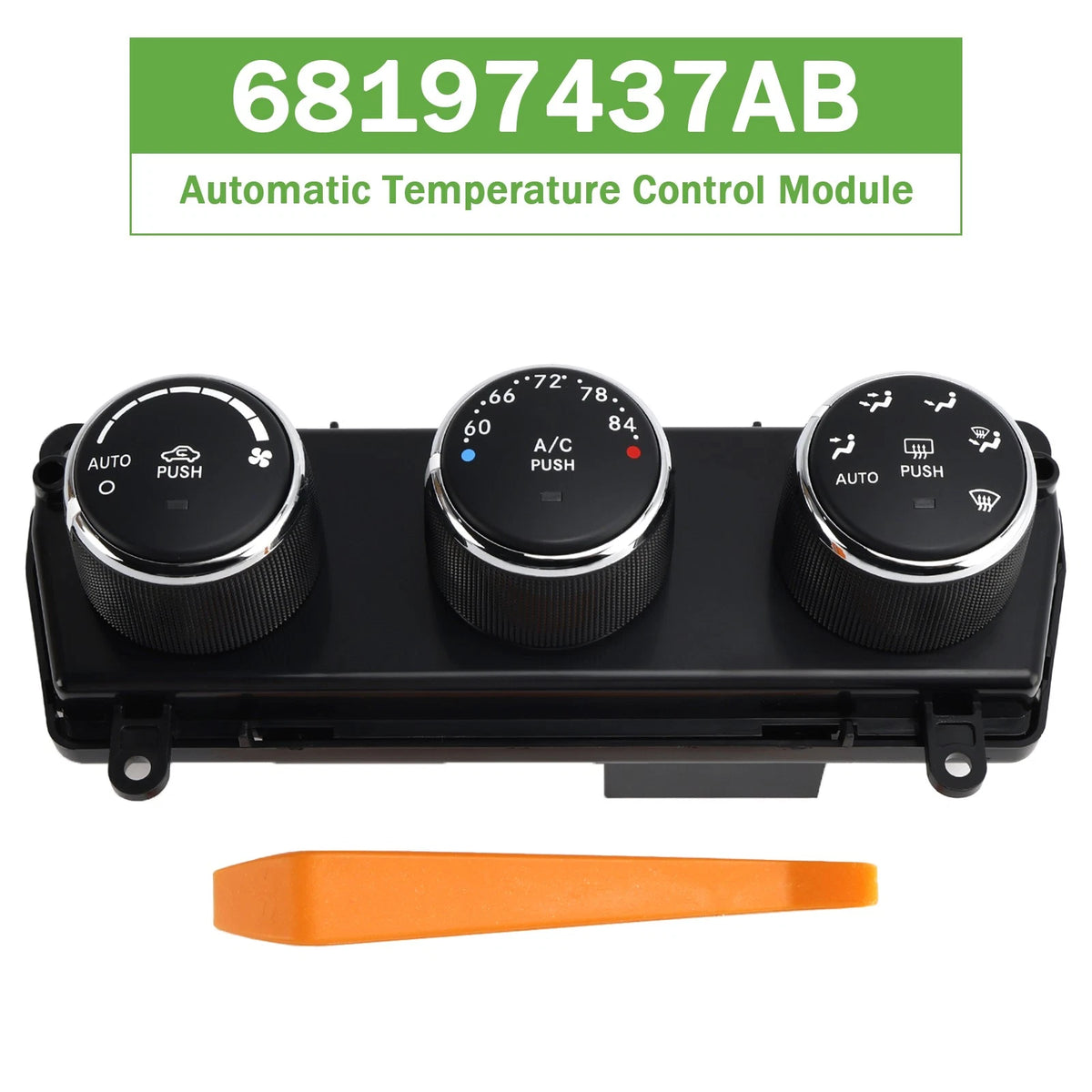 Automatic Temperature Control Module for Jeep Wrangler (2014–2018) 68197437AB