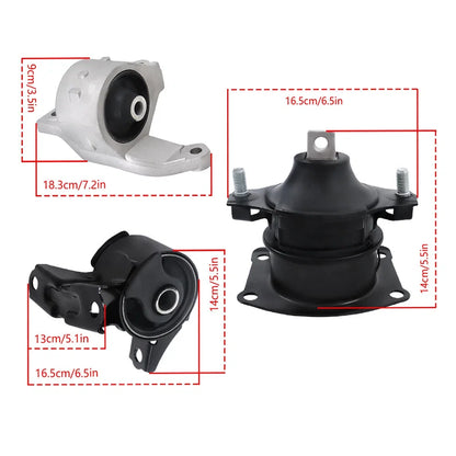 Set of 4 Engine & Transmission Mounts for Acura MDX V6 3.7L (2007–2009)